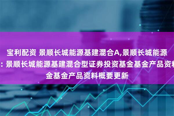 宝利配资 景顺长城能源基建混合A,景顺长城能源基建混合C: 景顺长城能源基建混合型证券投资基金基金产品资料概要更新
