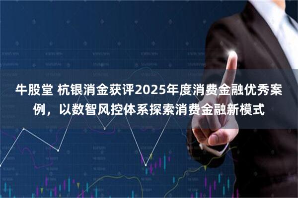 牛股堂 杭银消金获评2025年度消费金融优秀案例，以数智风控体系探索消费金融新模式