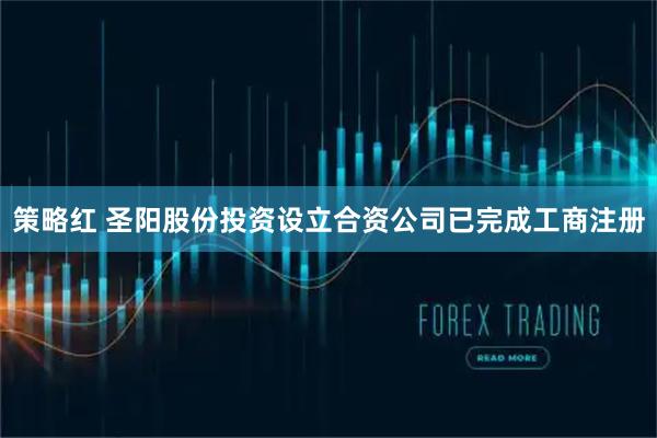 策略红 圣阳股份投资设立合资公司已完成工商注册